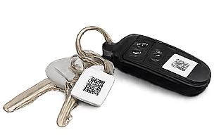 Keys with Loshe QR tag